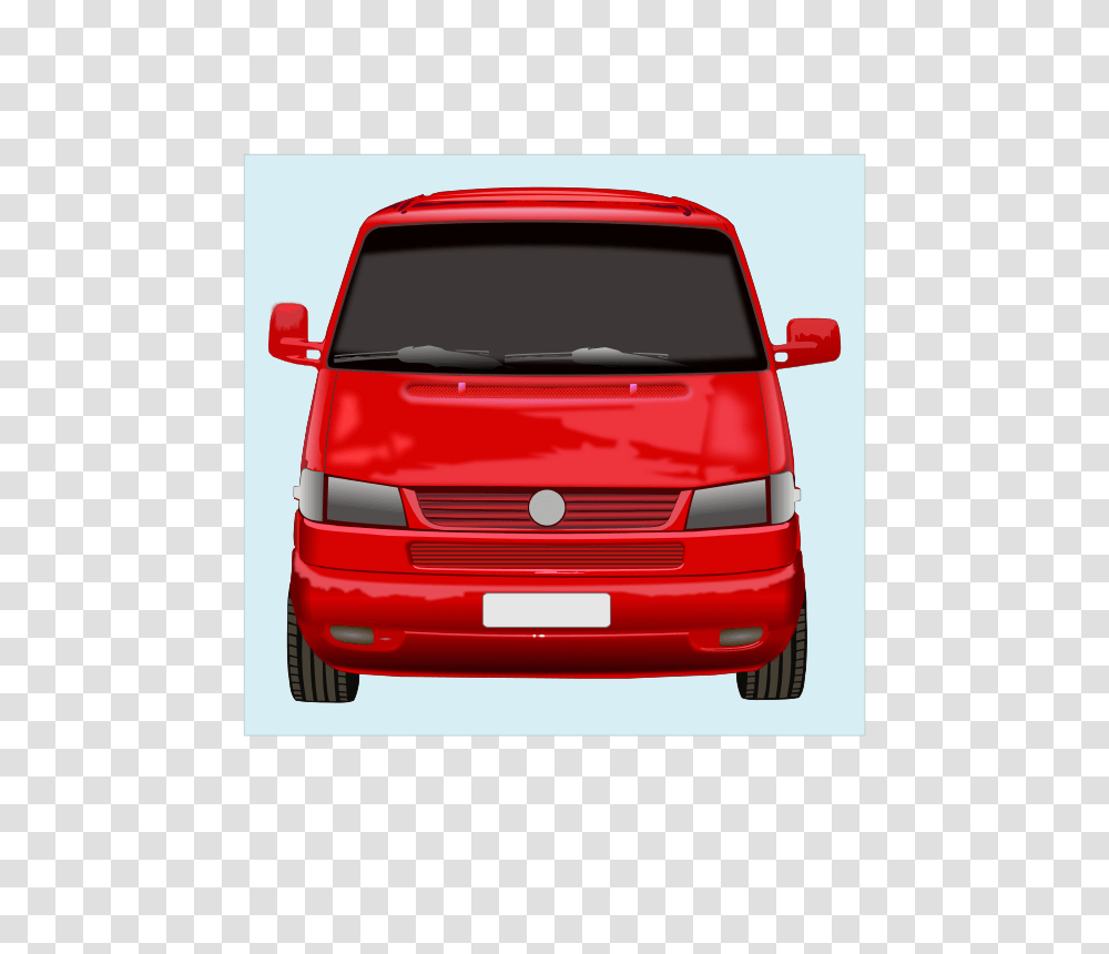 Roter Vwbus, Transport, Van, Vehicle, Transportation Transparent Png