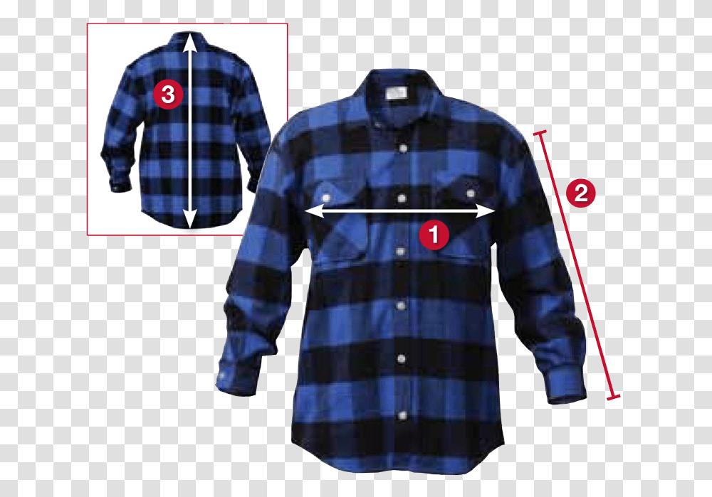 Rothco Flannel Shirts Size Chart Flannel Shirt Size Chart, Clothing, Apparel, Person, Human Transparent Png