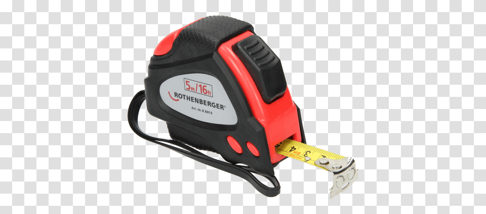 Rothenberger Magnetic Tape Measure 5 Meters Chainsaws, Helmet, Clothing, Apparel, Plot Transparent Png