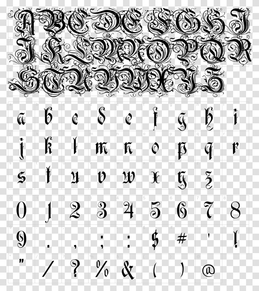 Rothenburg Decorative Font Download Schriftart Rothenburg, Number, Chess Transparent Png