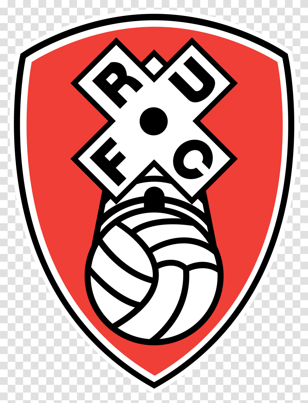 Rotherham United Fc Logo Rotherham United Fc Logo, Shield, Armor Transparent Png