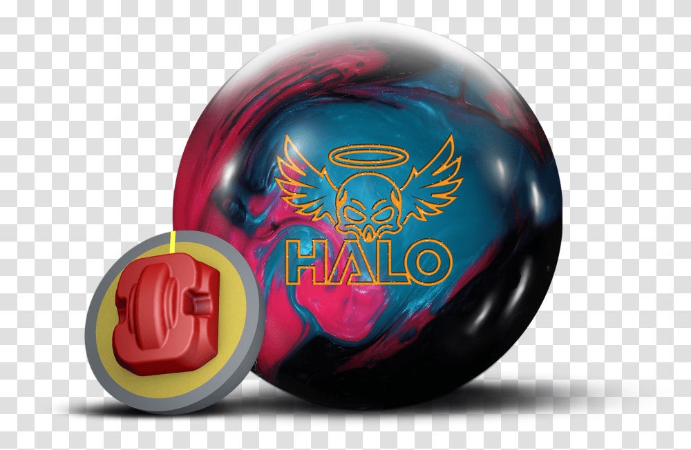 Roto Grip Halo Pearl Bowling Ball, Helmet, Apparel, Sport Transparent Png
