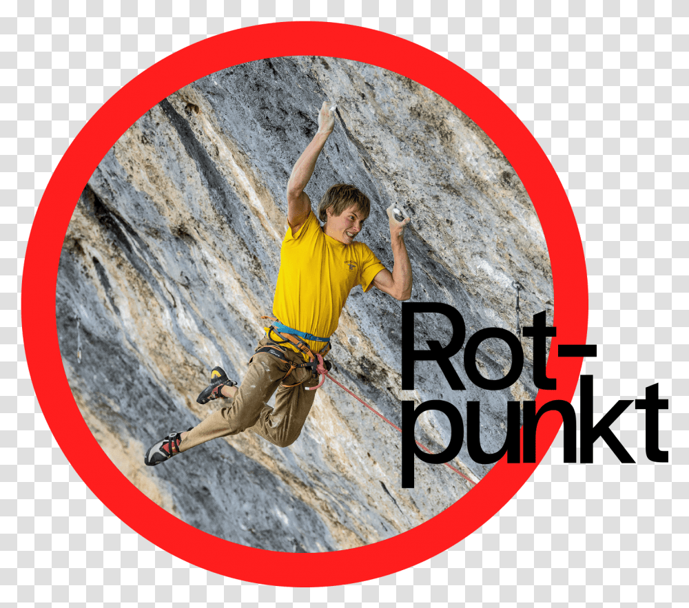 Rotpunkt Alex Megos, Outdoors, Person, Human, Rock Climbing Transparent Png