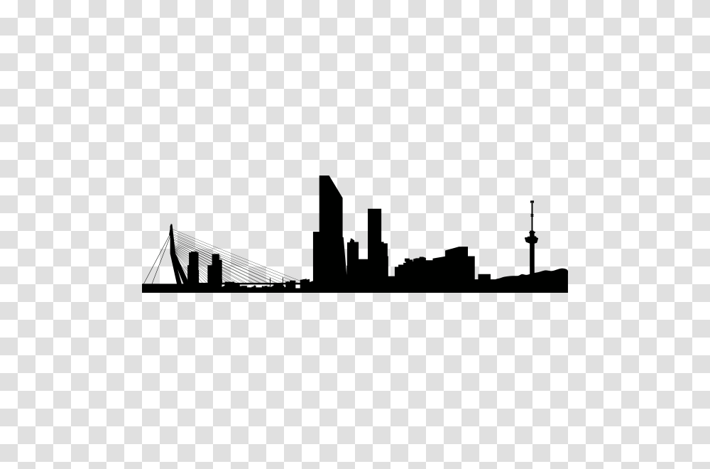 Rotterdam Skyline Image, Gray Transparent Png