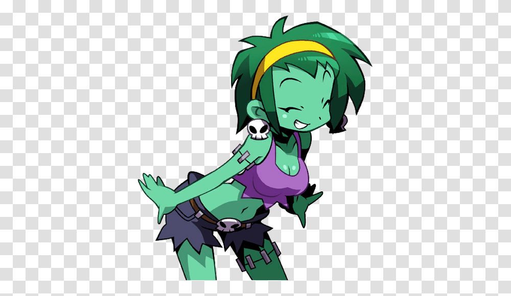 Rottytops From Shantae Getting Her Own Figure, Green, Elf, Poster, Advertisement Transparent Png