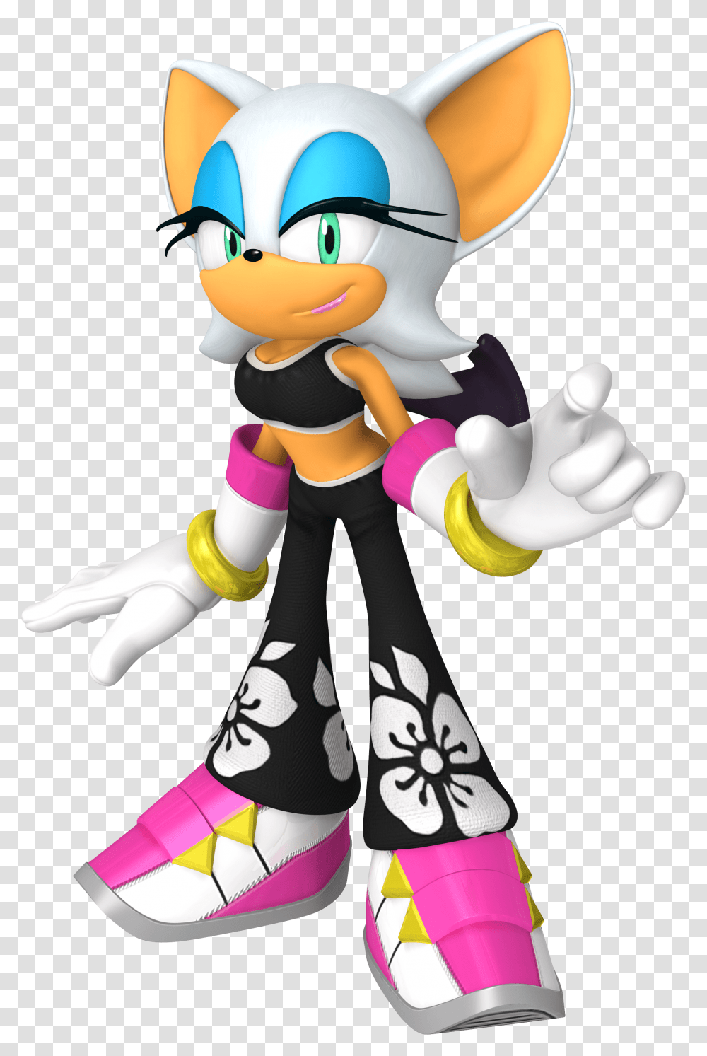 Rouge The Bat Riders, Toy, Mascot, Figurine Transparent Png