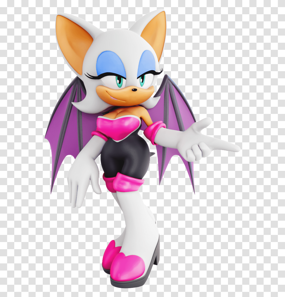 Rouge The Bat Rouge The Bat, Figurine, Toy, Doll Transparent Png