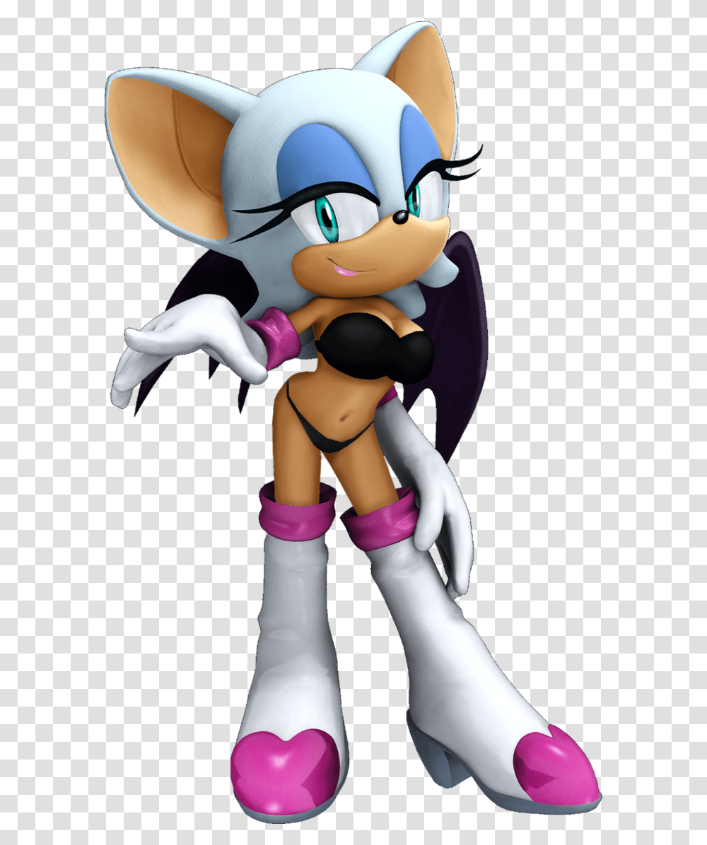 Rouge The Bat Rouge The Bat Sonic 2006, Figurine, Toy, Person, Human Transparent Png