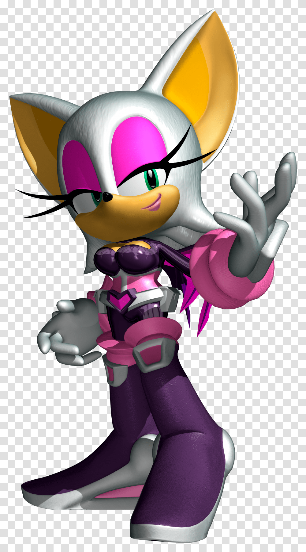 Rouge The Bat Sonic Heroes Transparent Png