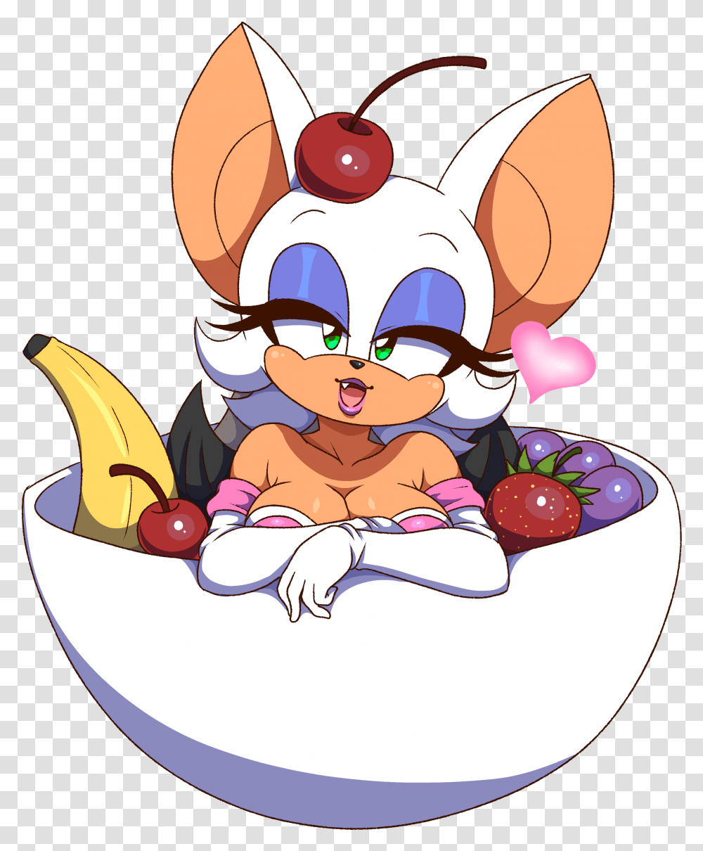 Rouge The Fruit Bat Sonic The Hedgehog, Sweets, Food, Performer, Birthday Cake Transparent Png