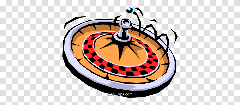 Roulette Wheel Royalty Free Vector Clip Art Illustration, Clock Tower, Architecture, Building, Compass Transparent Png