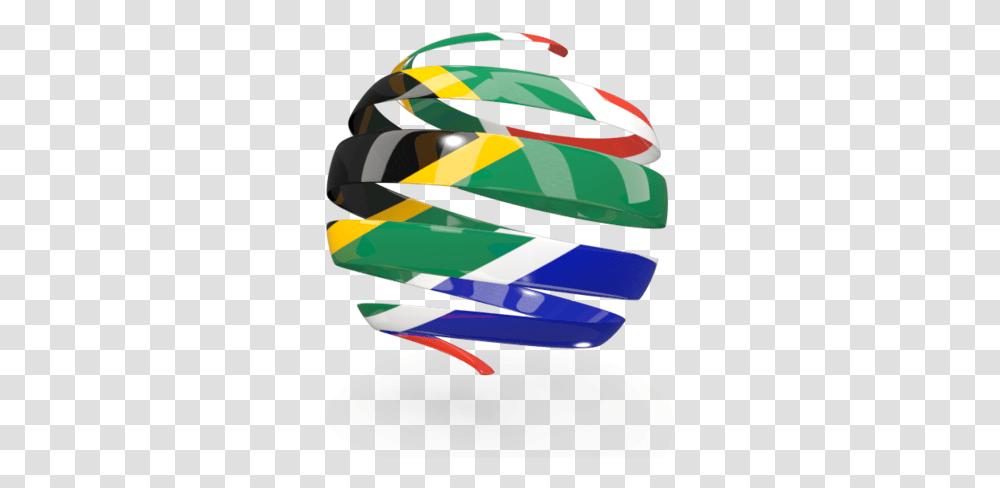 Round 3d Icon South African Flag, Cutlery, Helmet, Outdoors Transparent Png