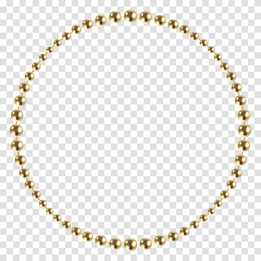 Round Beads Border Frame Gallery Transparent Png