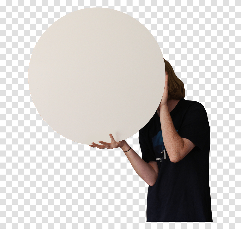 Round Blank Canvas Outside The Square 70cm Balloon, Person, Human, Drum, Percussion Transparent Png