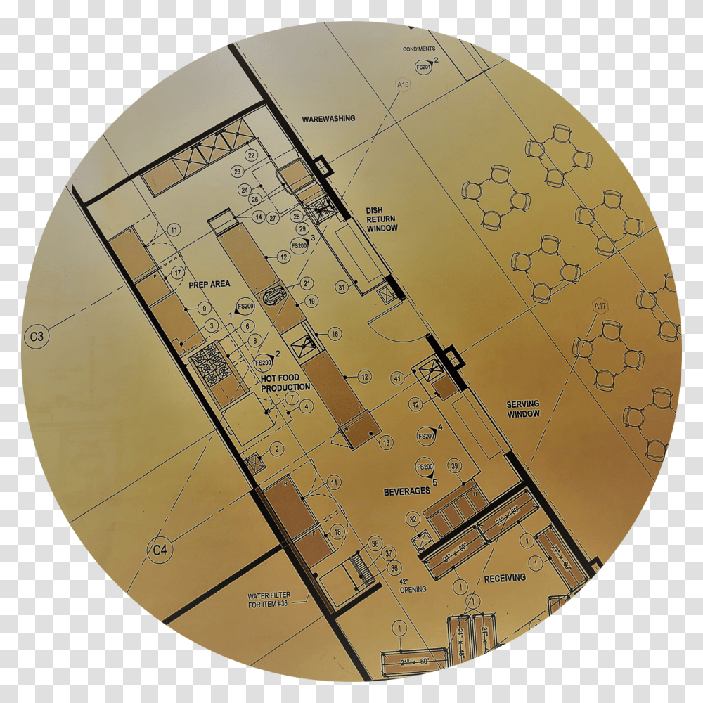 Round Blueprint Circle, Plot, Construction Crane, Map, Diagram Transparent Png