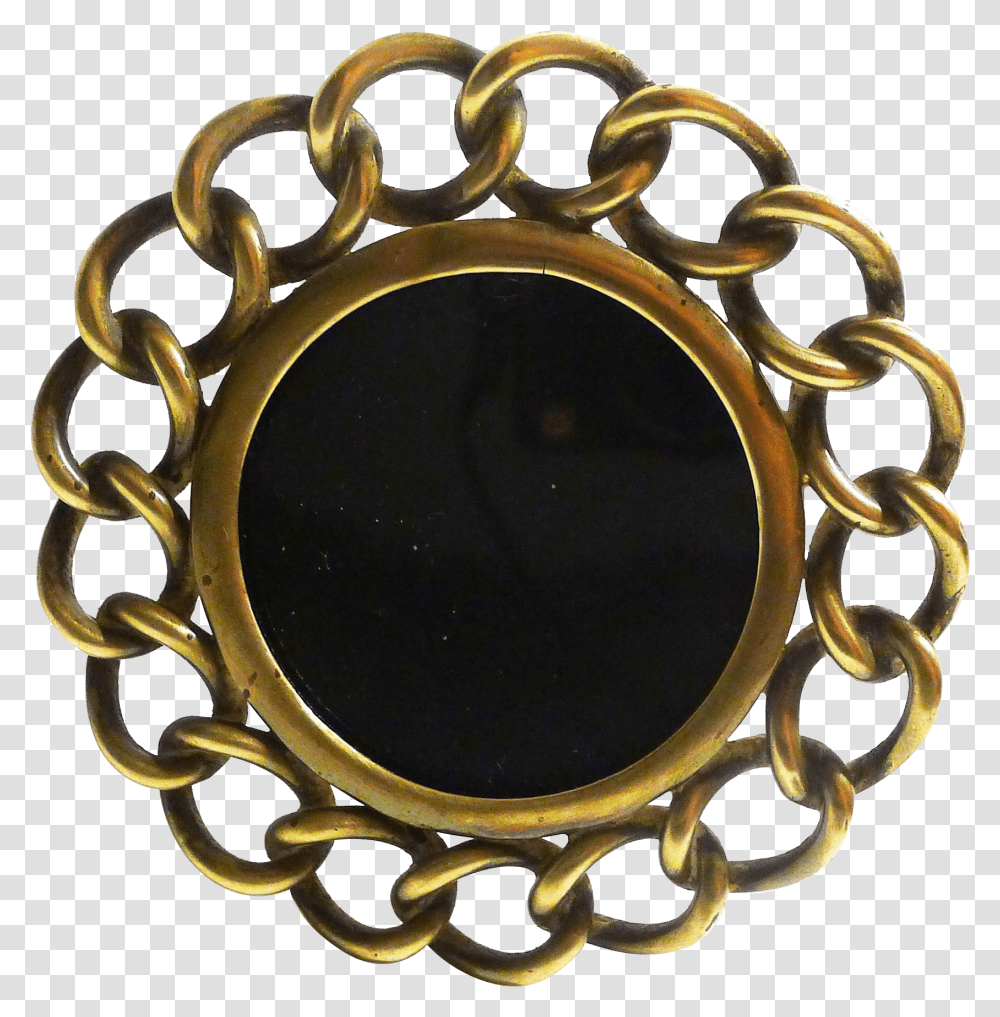 Round Brass Antique Ring Picture Frame D Ring, Gold, Bracelet, Jewelry, Accessories Transparent Png