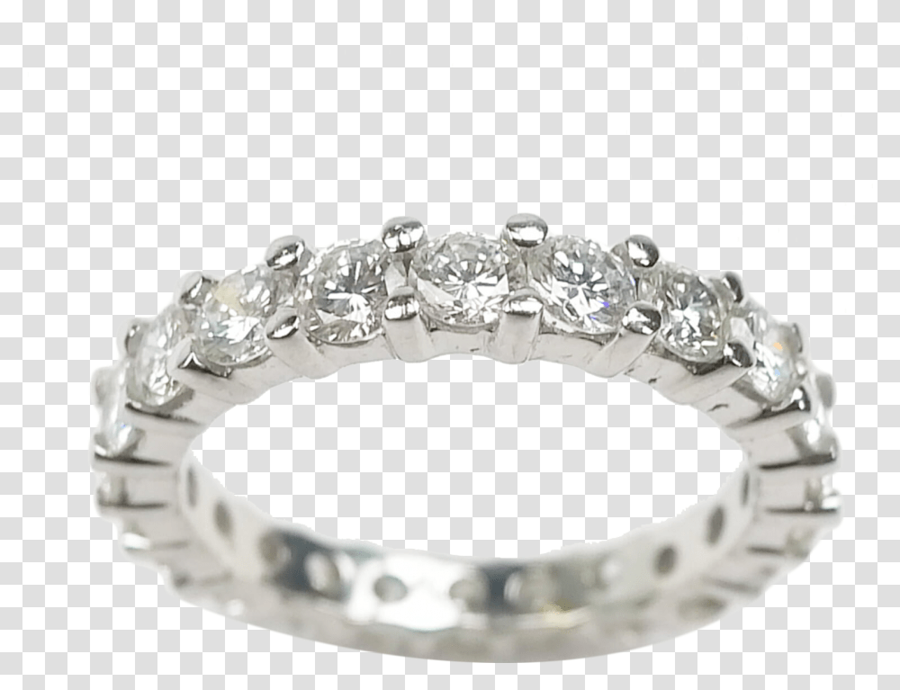 Round Brilliant Diamond Eternity Wedding Band Pre Engagement Ring, Platinum, Accessories, Accessory, Jewelry Transparent Png