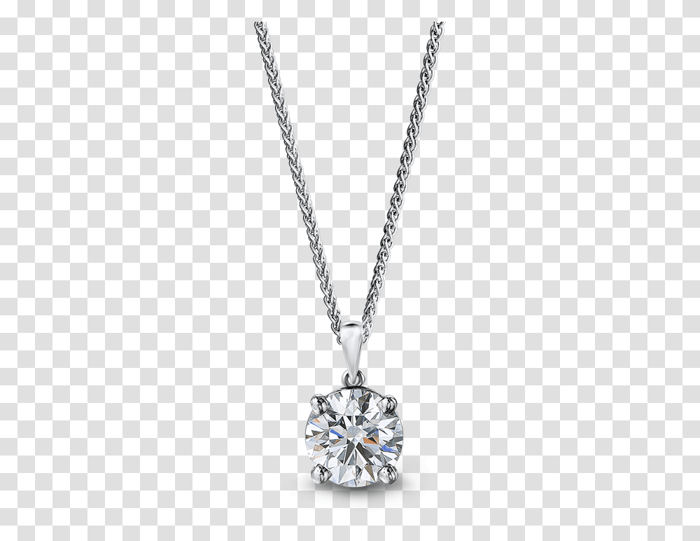 Round Brilliant Solitaire Pendant Round Brilliant Diamond Pendant, Necklace, Jewelry, Accessories, Accessory Transparent Png