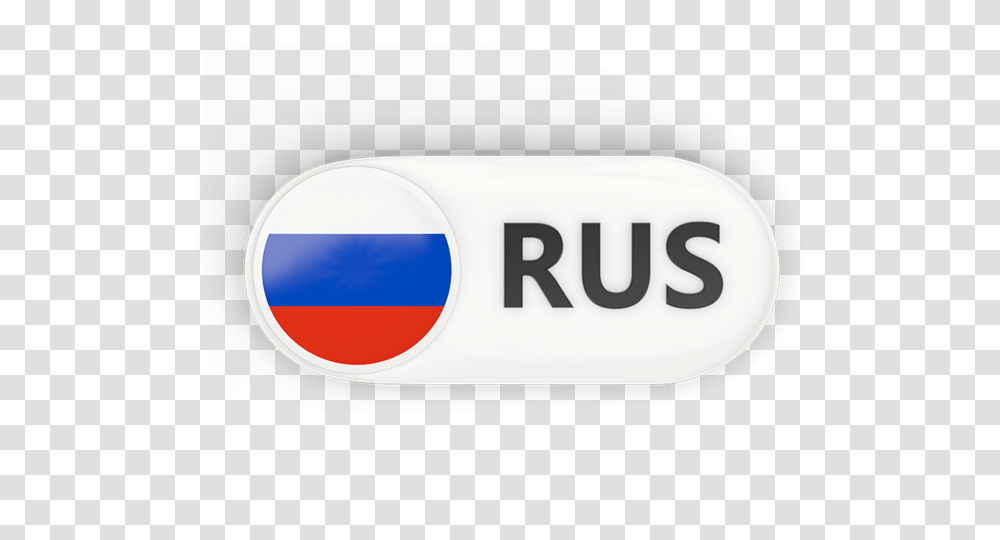 Round Button With Iso Code Russian Flag Icon, Pill, Medication, Logo Transparent Png