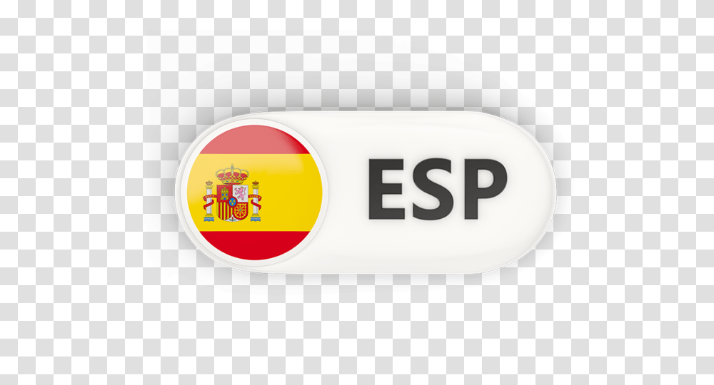 Round Button With Iso Code Spain Flag, Medication, Pill, Capsule Transparent Png