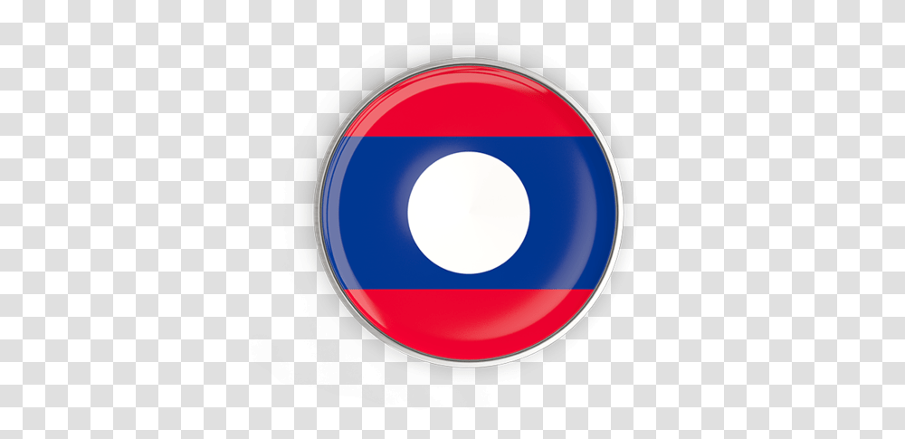 Round Button With Metal Frame, Logo, Trademark Transparent Png