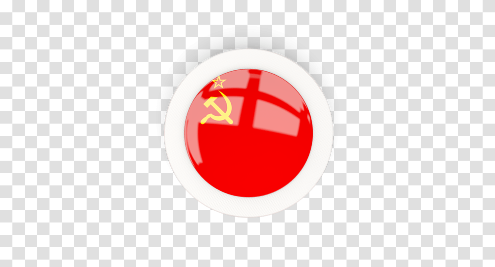 Round Carbon Icon Illustration Of Flag Of Soviet Union, Sign, First Aid, Hand Transparent Png