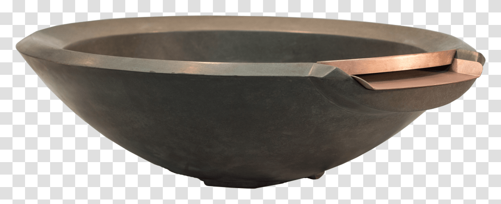 Round Cast Stone Fire And Water Bowl Earthenware, Tub, Bathtub, Pottery, Vase Transparent Png