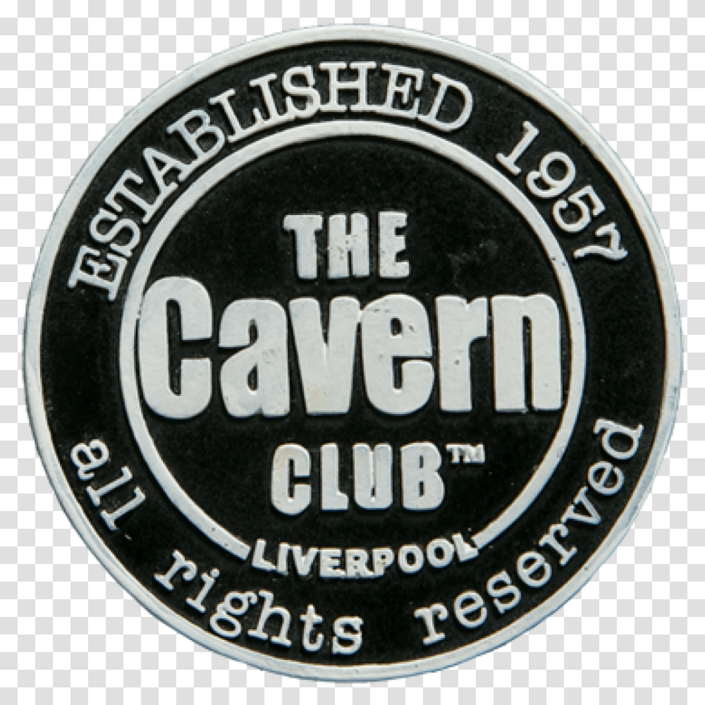 Round Cavern Club Logo Fridge Magnet Cavern Club Liverpool Logo, Label, Text, Symbol, Trademark Transparent Png