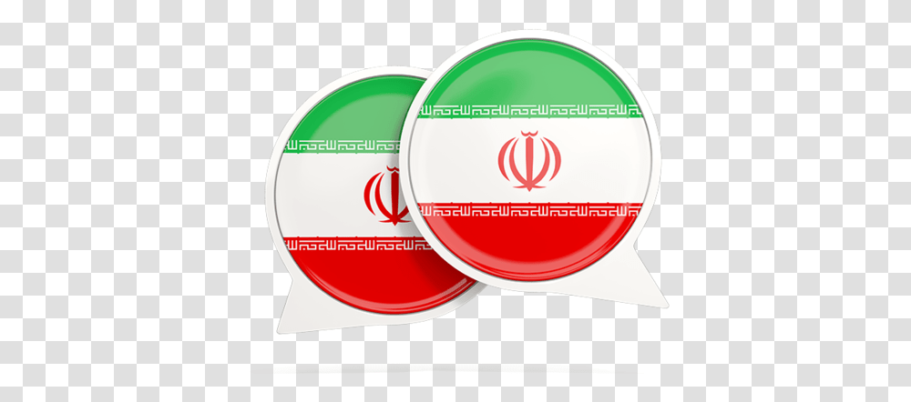 Round Chat Icon Iran Flag, Label, Logo Transparent Png