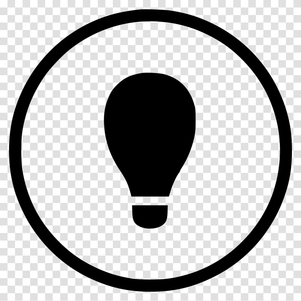 Round Circle Lamp Light Idea Lighting Flash Light Icon Round, Lightbulb, Label Transparent Png