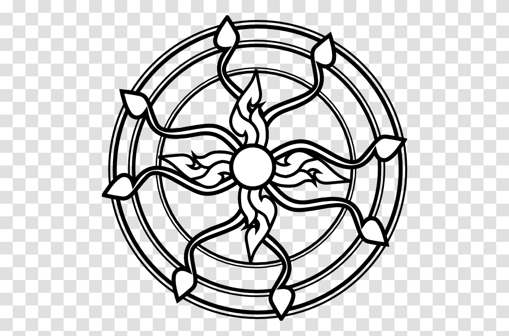 Round Cliparts, Stencil Transparent Png