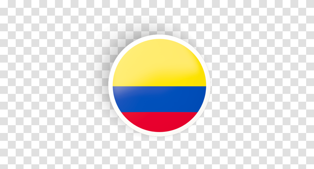 Round Concave Icon Illustration Of Flag Of Colombia, Sphere, Balloon, Outdoors, Nature Transparent Png