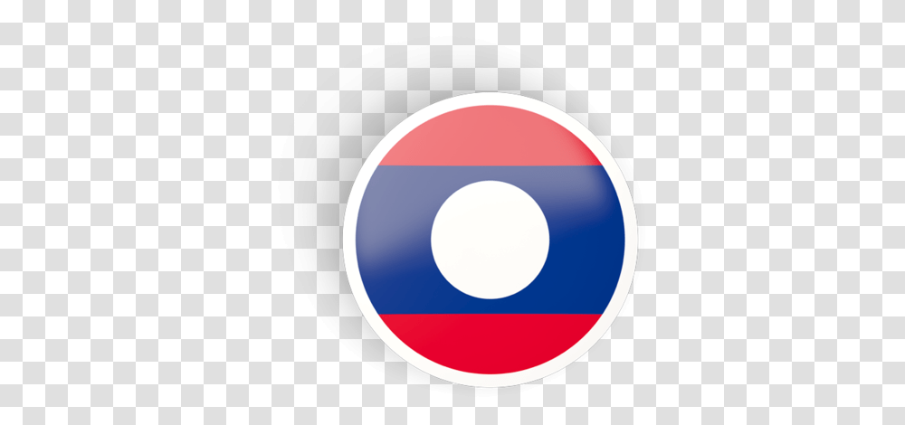 Round Concave Icon Lao Flag Circle, Logo, Trademark, Number Transparent Png