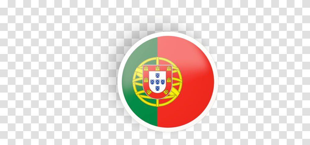 Round Concave Icon Portugal Flag Round, Logo, Trademark, Armor Transparent Png