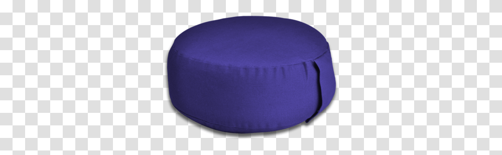 Round Cushion In Indigo Round Cushion, Pillow, Furniture, Baseball Cap, Hat Transparent Png
