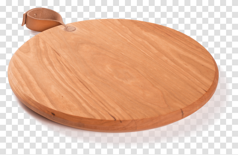 Round Cutting Board With Leather HandleClass Lazyload, Tabletop, Furniture, Wood, Plywood Transparent Png