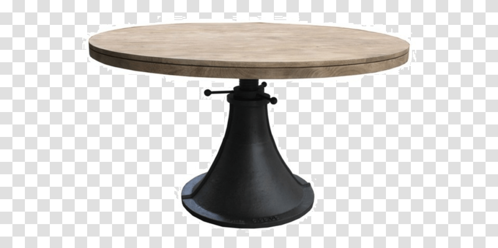 Round Dining Table With Iron Base, Furniture, Tabletop, Coffee Table, Plant Transparent Png
