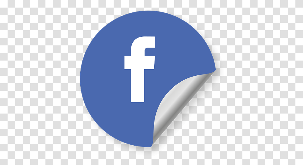 Round Facebook Logo, Apparel, Word, Hat Transparent Png