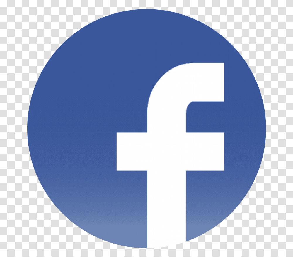 Round Facebook Logo, Trademark, First Aid, Cross Transparent Png