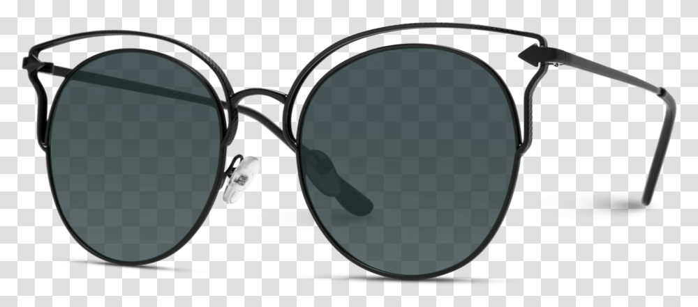 Round Fashion Cat Eye Sunglasses Reflection, Accessories, Accessory, Goggles Transparent Png