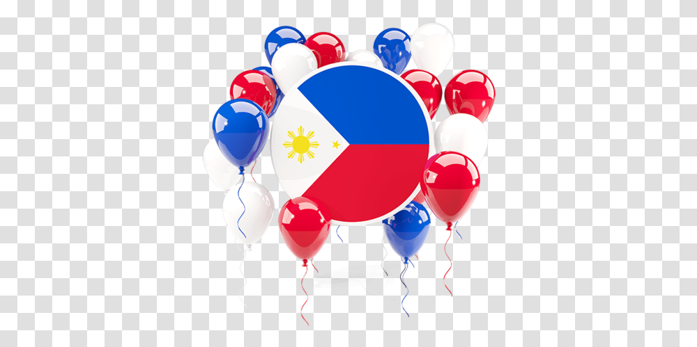 Round Flag With Balloons Philippine Flag Balloon Transparent Png