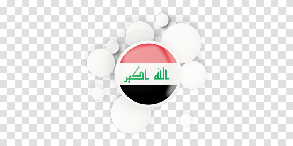 Round Flag With Circles Symbol Flag Iran, Crowd, Texture, Lamp Transparent Png