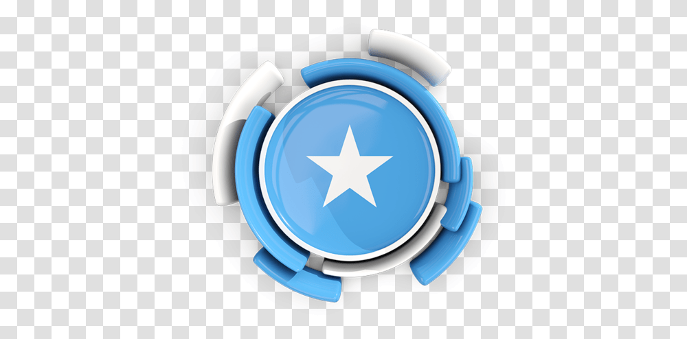 Round Flag With Pattern Rond Cote D Ivoire, Star Symbol, Electronics, Alarm Clock Transparent Png