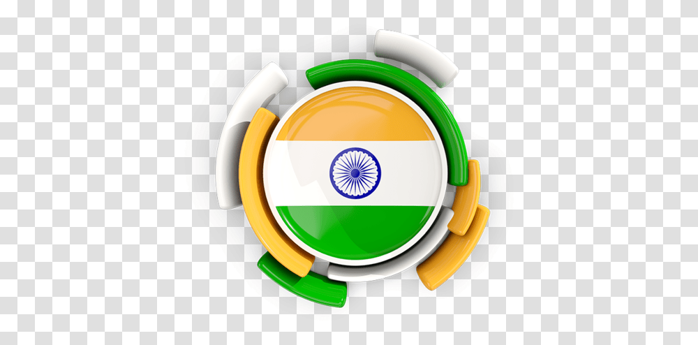 Round Flag With Pattern Round Indian Flag Icon, Frisbee, Toy Transparent Png