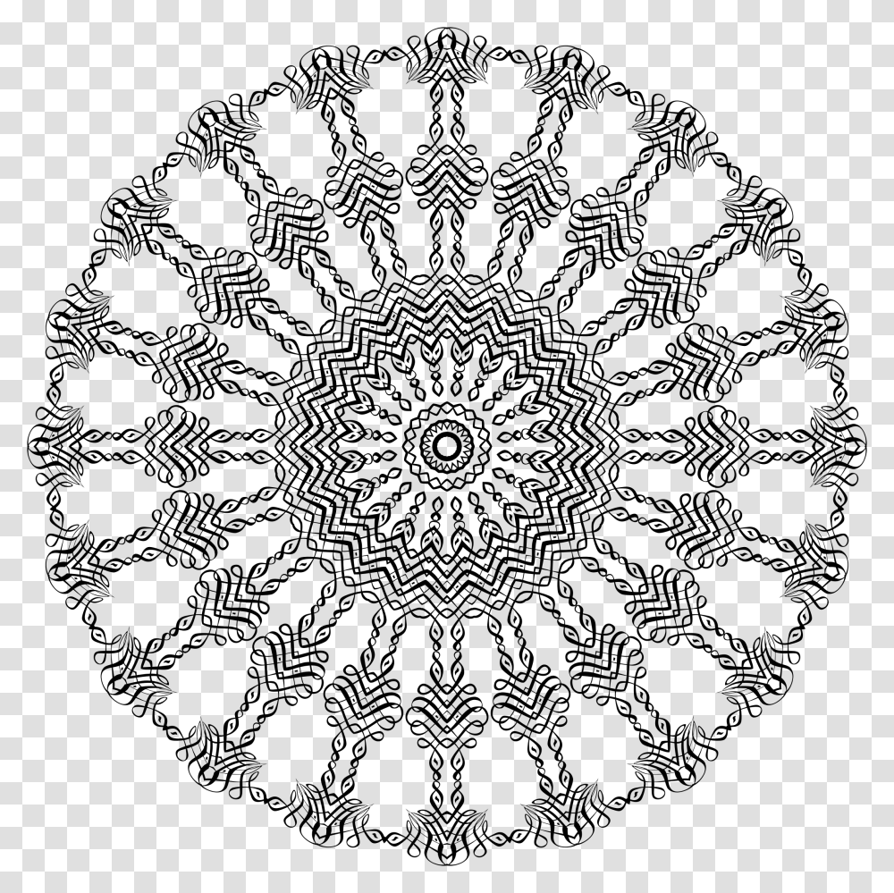 Round Floral Design, Gray, World Of Warcraft Transparent Png
