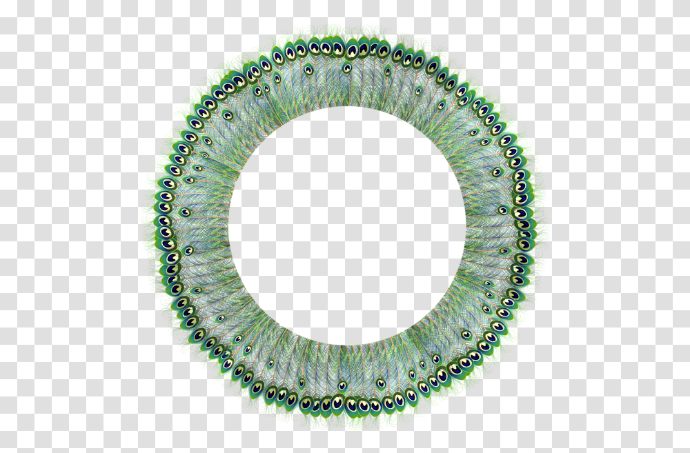 Round Frame Peacock Clip Art Frames Peafowl Peacocks Round Frame, Accessories, Accessory, Jewelry, Rug Transparent Png