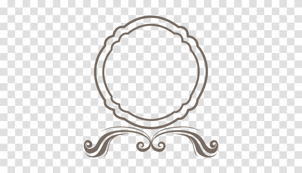 Round Frame Swirls Decoration, Oval, Rug, Painting Transparent Png