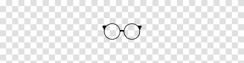 Round Glasses Icons Noun Project, Gray, World Of Warcraft Transparent Png
