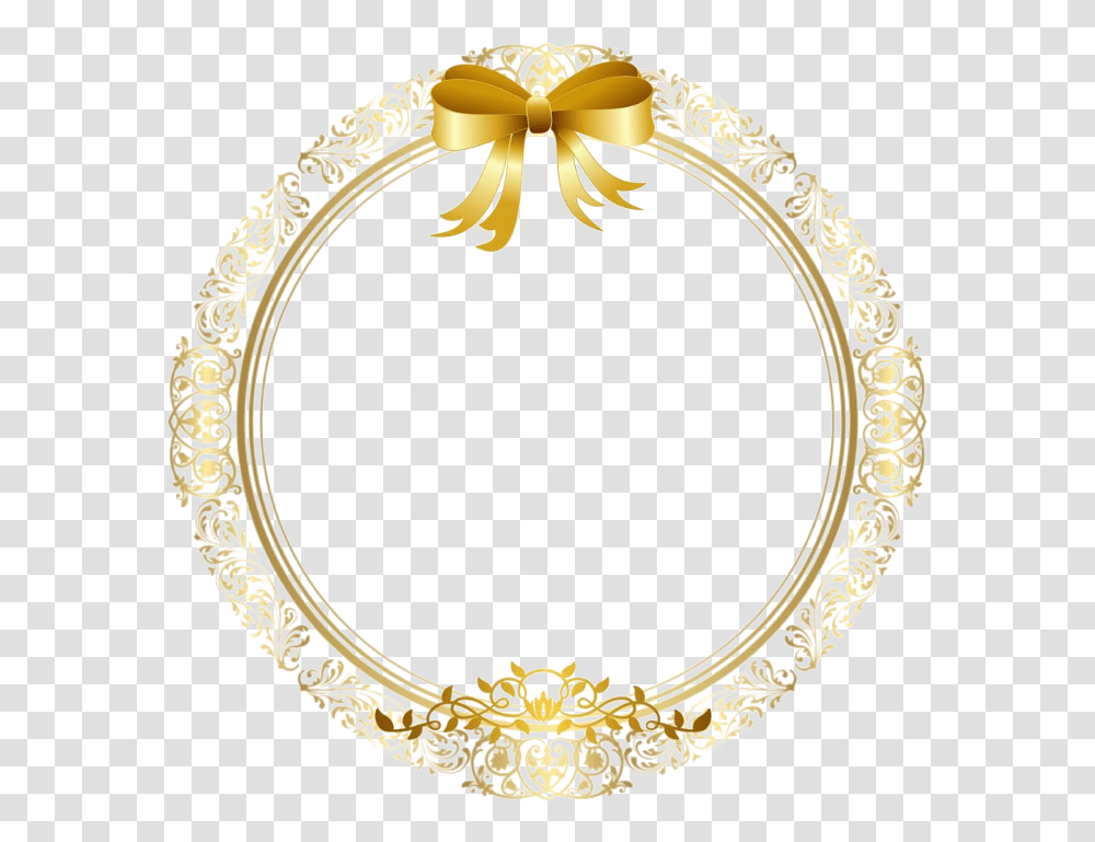 Round Gold Frame Freetoediteemput Bulat Golden Circle, Bracelet, Jewelry, Accessories, Accessory Transparent Png