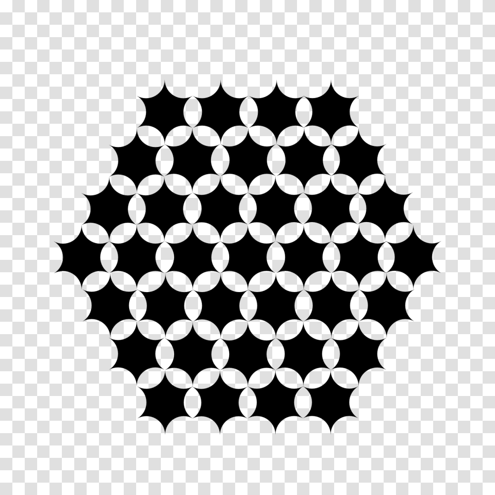 Round Hexagon Clover Folksonomy Public Doma Clip Art, Pattern, Stencil Transparent Png